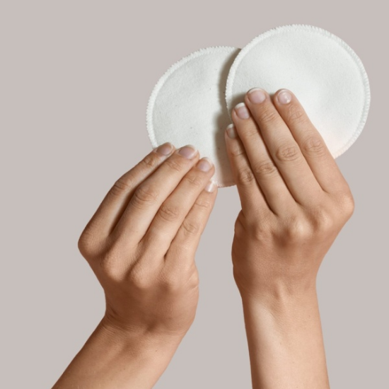 6 Organic Cotton Washable Breast Pads
