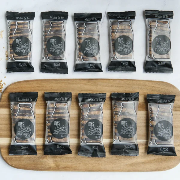 #10 Pack - Classic Dark Chocolate Mrs Milk Breastfeeding Oat Bar